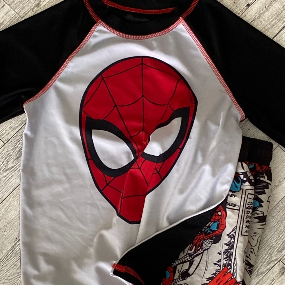 Marvel Spiderman Swim Suit Two Piece Set